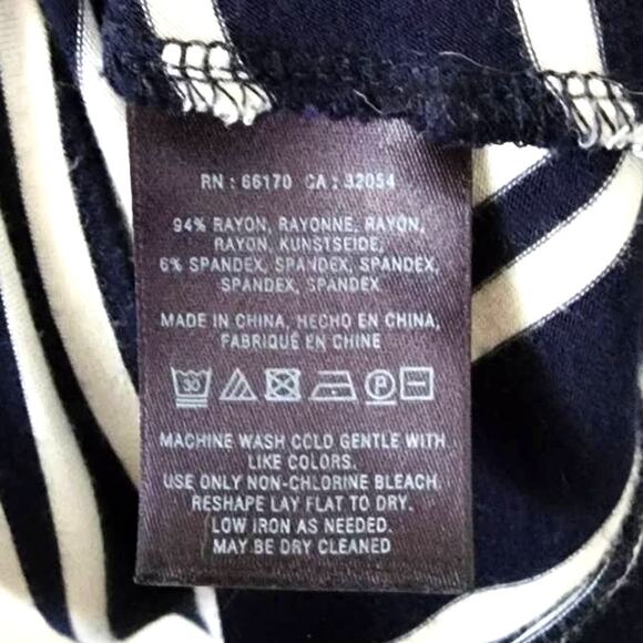 Anthropologie Maeve Turtleneck Stripe Swing Dress Size XS - Picture 5 of 9